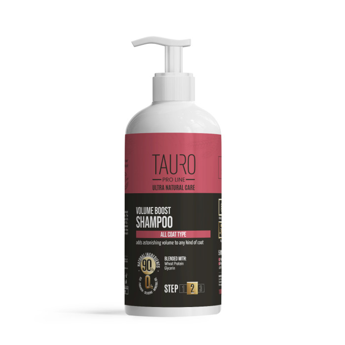 TAURO PRO LINE Ultra Natural Care kohevust andev šampoon koertele ja kassidele 