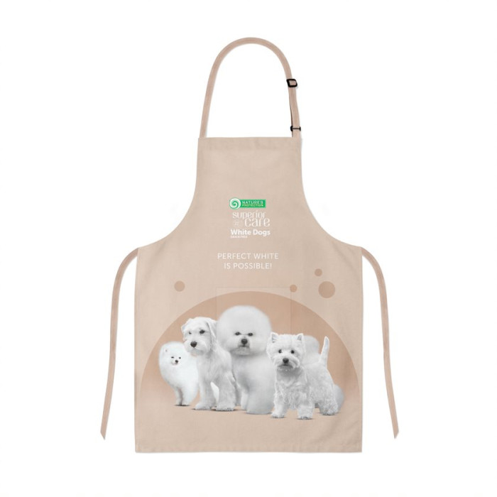 NATURE'S PROTECTION Грумерский фартук "White Dogs" 