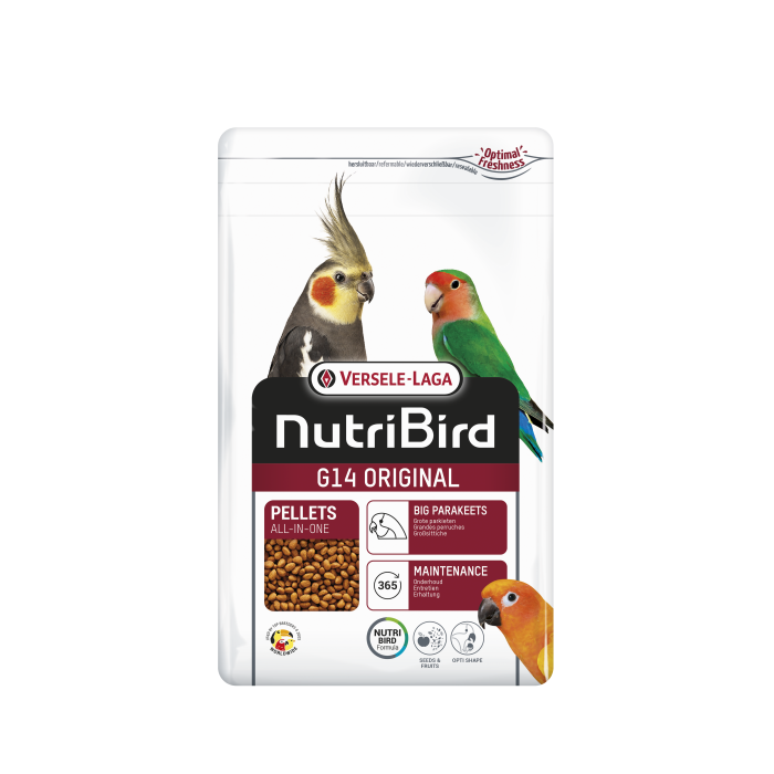 VERSELE LAGA NutriBird G14 Original - корм для попугаев средних пород, обогащенный витаминами и минералами 