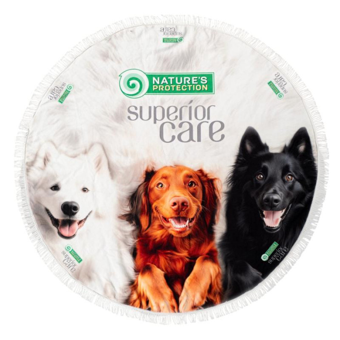 NATURE'S PROTECTION SUPERIOR CARE ümmargune mikrokiust käterätik, unikaalne disain, kutsikate ja narmastega 