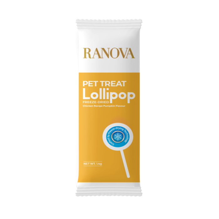 RANOVA Lollipop пищевые добавки-лакомства для кошек, лиофилизированные, в форме леденцов, различных вкусов 