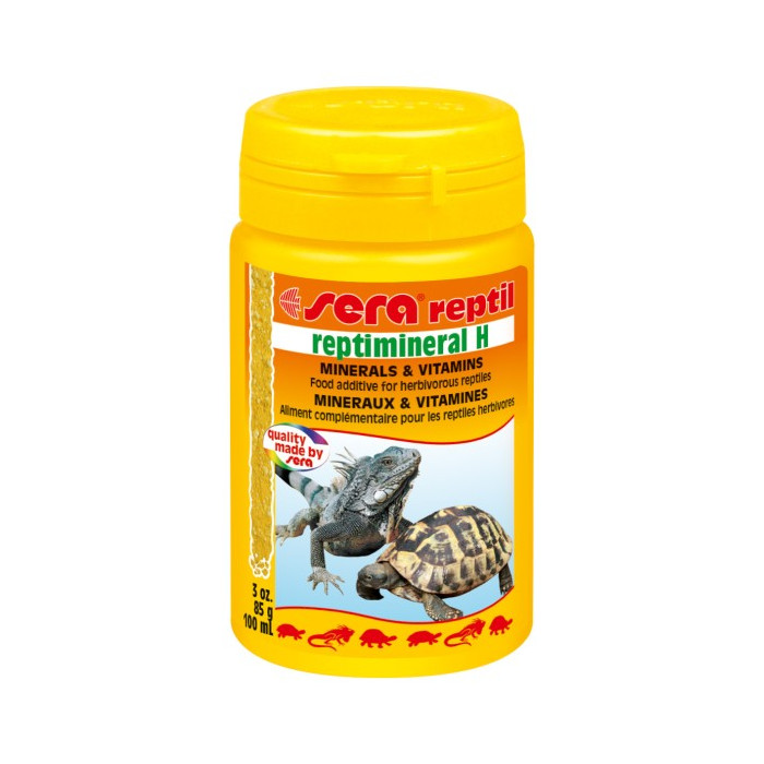 SERA Reptimineral H vitamiinid rohusööjatele roomajatele 