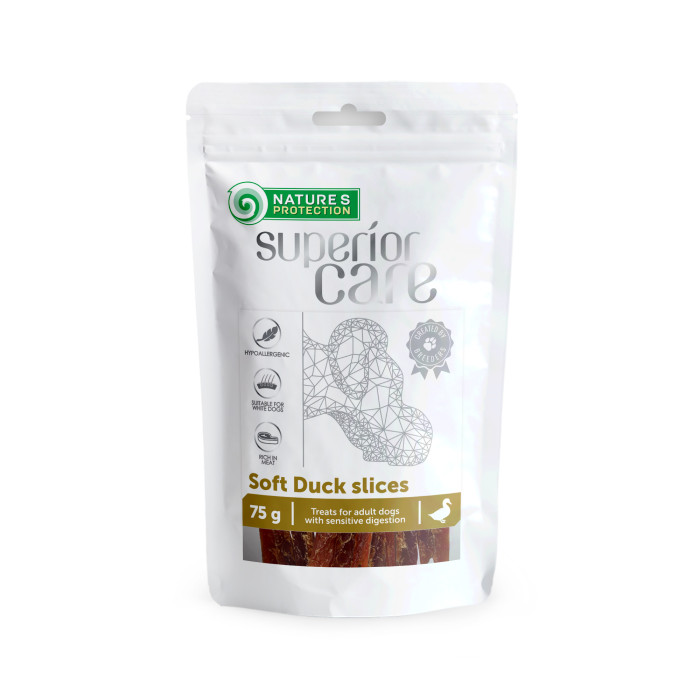 NATURE'S PROTECTION SUPERIOR CARE Лакомства для собак, утиной грудки 