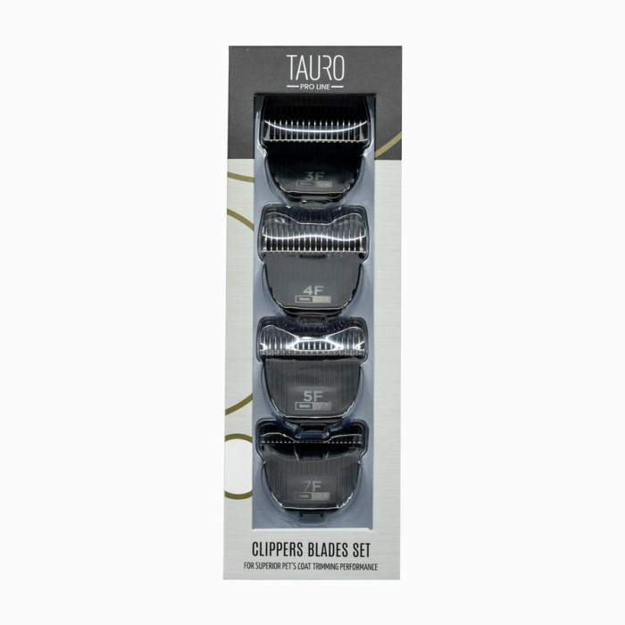 TAURO PRO LINE набор сменных головок из нержавеющей стали, предназначенных для триммера для стрижки шерсти домашних животных 
