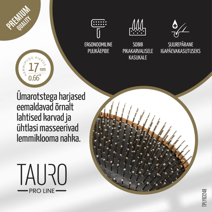 TAURO PRO LINE Hari TAURO PRO LINE masseerimiseks 