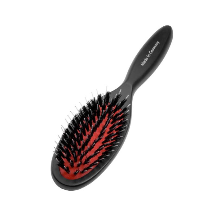 TAURO PRO LINE Hari, pöök, 16 mm metsseaharjased nailonpiidega, must, ovaalne 