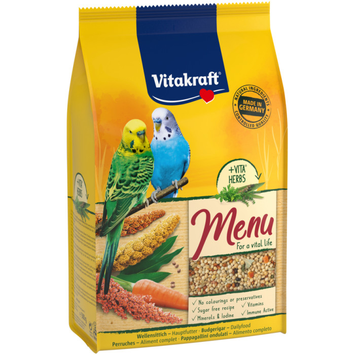 VITAKRAFT Menu Vital toit viirpapagoidele 