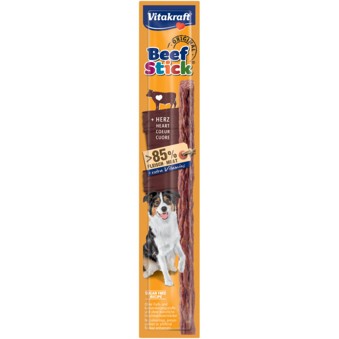 VITAKRAFT Beef Stick loomasüdamega närimispulk koertele 