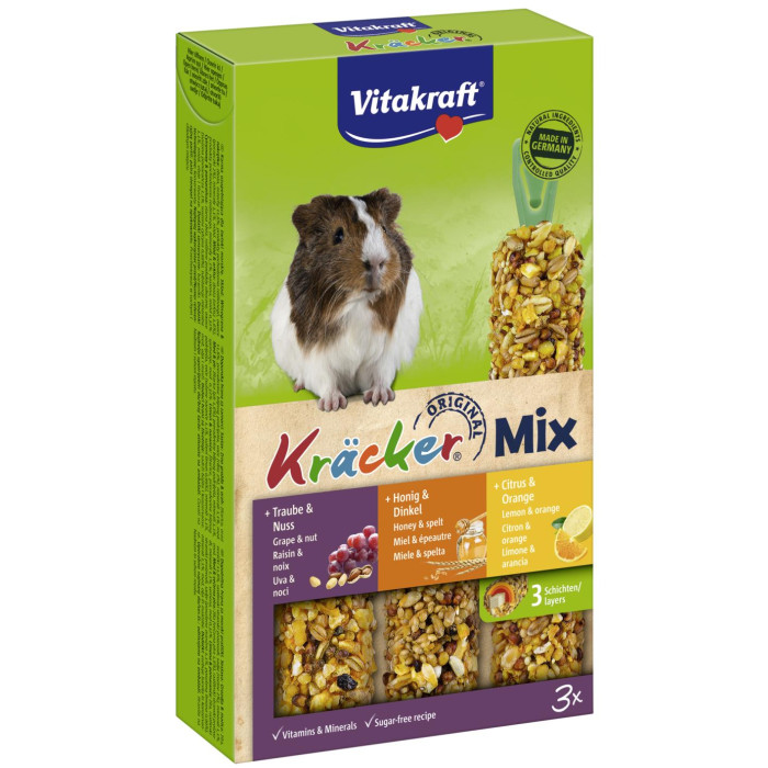 VITAKRAFT Väikeloomade maiused pähklite, mee ja tsitruselistega 