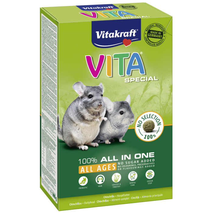 VITAKRAFT Vita Special toit tšintšiljadele 