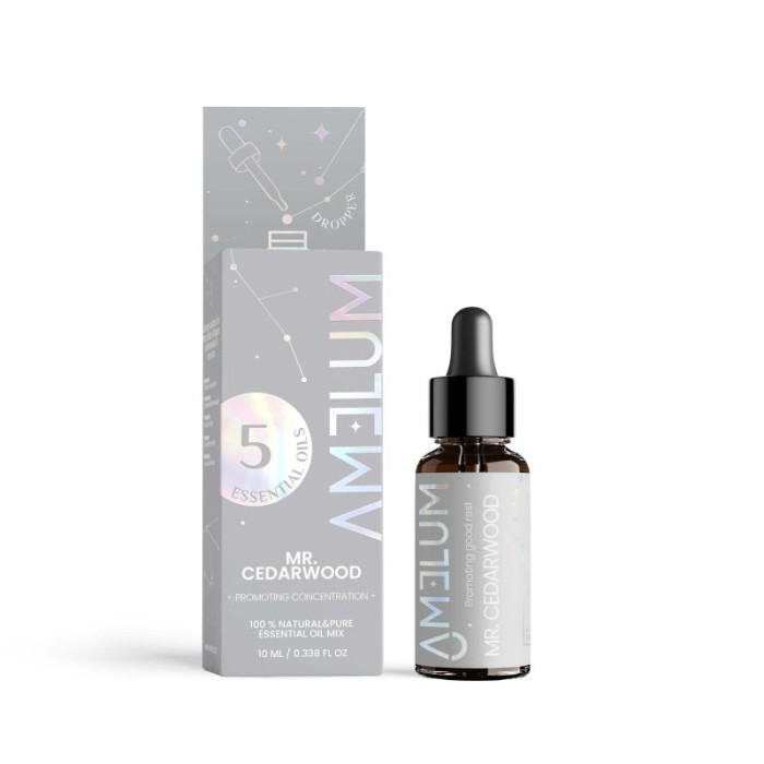 AMELUM Mr. Cedarwood, tilgutatav eeterlike õlide segu 