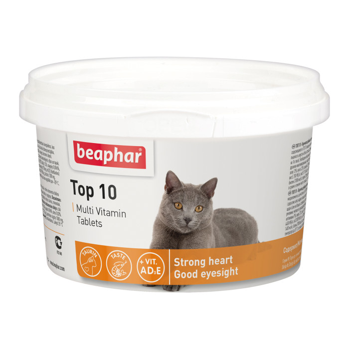 BEAPHAR Top-10 cat пищевая добавка для кошек 