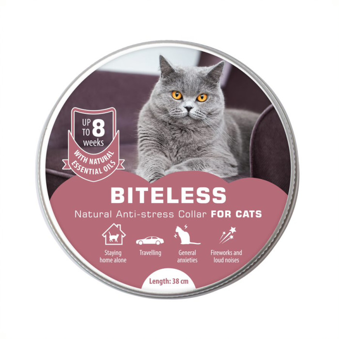 BITELESS Антистрессовый ошейник для кошек 