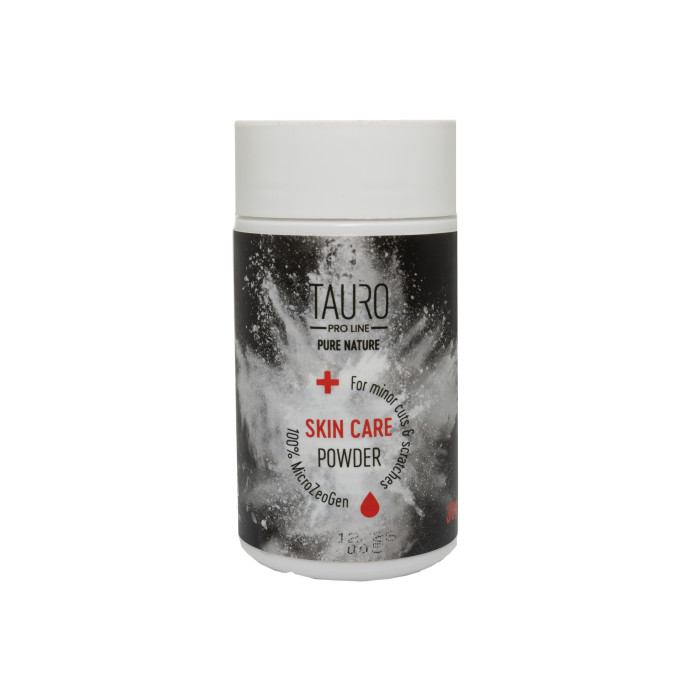TAURO PRO LINE Pure Nature lemmiklooma nahahoolduspuuder väikeste haavade ja kriimustuste jaoks 