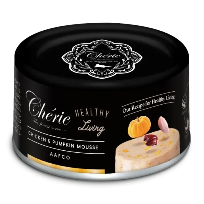 CHERIE консервированный корм для кошек, с курицей и тыквой 