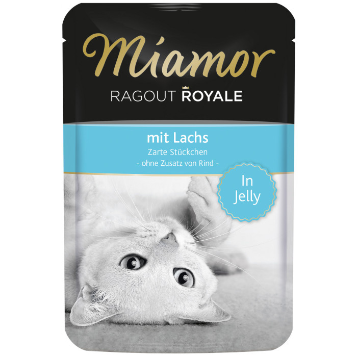 FINNERN MIAMOR Ragout консервированный корм для взрослых кошек, с лососем 
