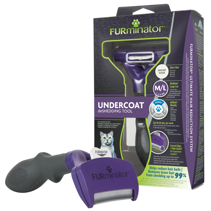 FURMINATOR DeShedding hari lühikarvalistele kassidele 