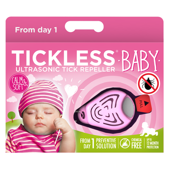 TICKLESS Ultraheliripats puukide ja kirbude tõrjumiseks beebidele TickLess Baby 