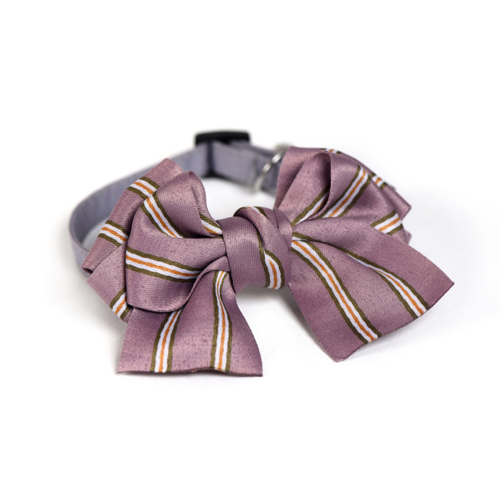 CHEE PET Triibuline rosett Paw Couture   