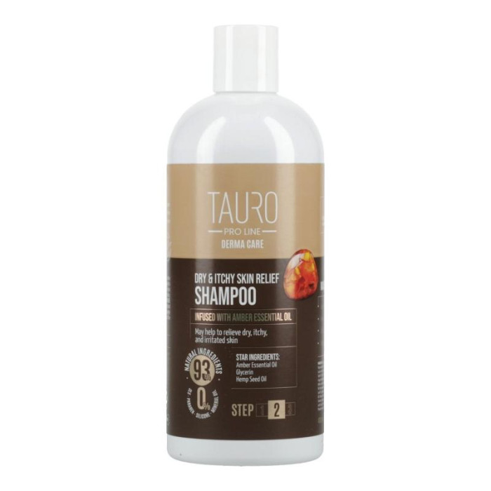 TAURO PRO LINE Derma Care Coat шампунь для собак и кошек, уменьшающий сухость и зуд кожи 