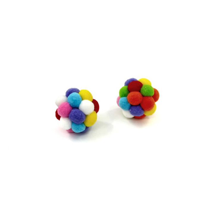 HIPPIE PET игрушки для кошек, мячики, 6 см 