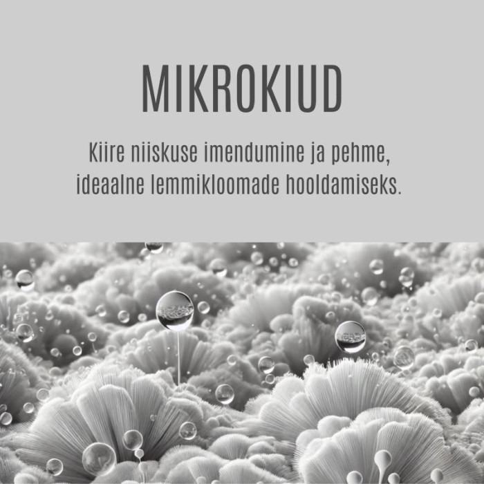 NATURE'S PROTECTION SUPERIOR CARE ümmargune mikrokiust käterätik, unikaalne disain, kutsikate ja narmastega 