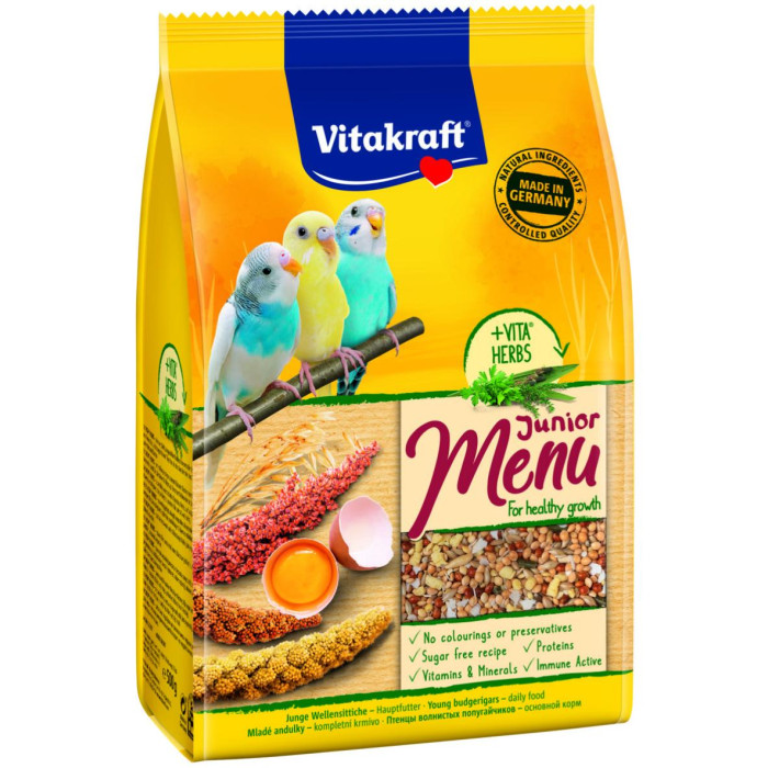VITAKRAFT Menu Budgies Kids корм для волнистых попуагев 