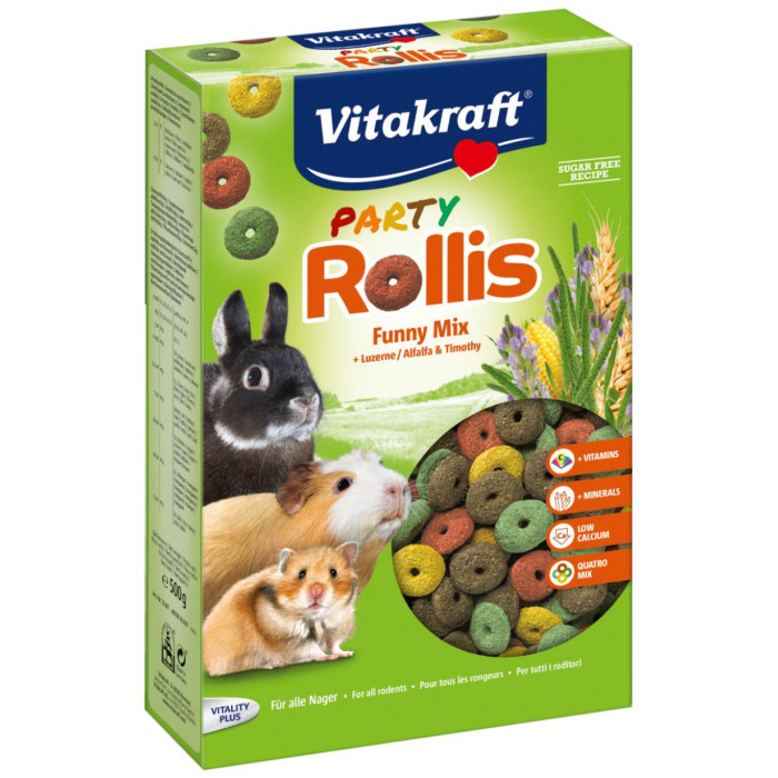 VITAKRAFT Rollys Party rõngikud närilistele 