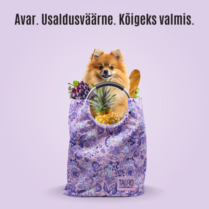 TAURO PRO LINE Ostukott, mahukas, metallist sangaga, eksklusiivne disain 