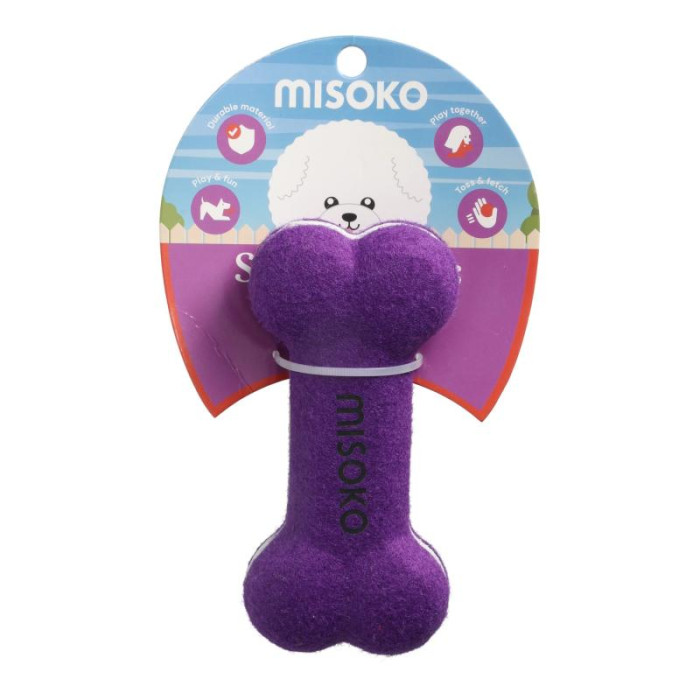 MISOKO игрушка для собак, косточка, 15x7 cм 