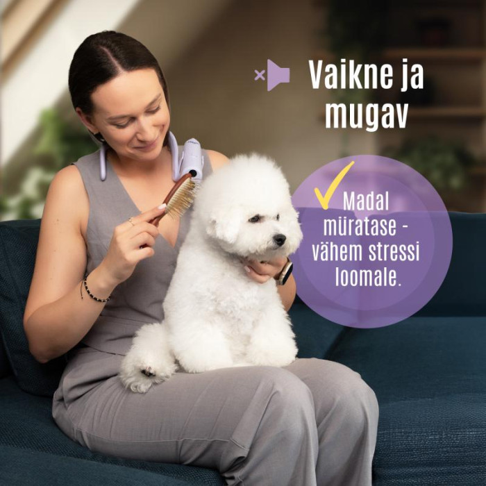 TAURO PRO LINE Universaalne lemmikloomaföön painduva kaelakinnitussüsteemiga 