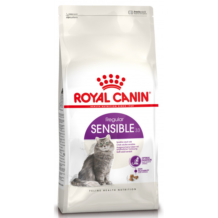 ROYAL CANIN сухой корм для взрослых кошек, с чувствительной системой пищеварения 