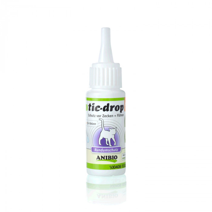 ANIBIO Tic-drop натуральное средство для защиты кошек от внешних паразитов 
