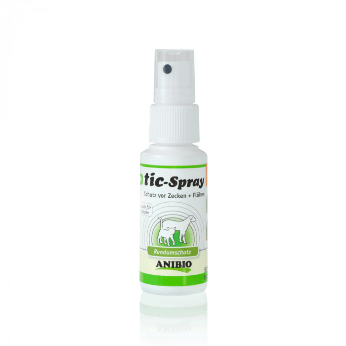 ANIBIO Tic-Spray pocket, kasside ja koerte kaitsepihus igat tüüpi kahjurite vastu 