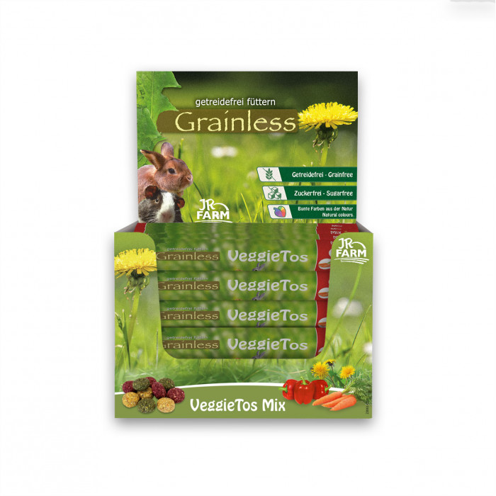 JR FARM Grainless VeggieTos Mix näriliste söödalisand 