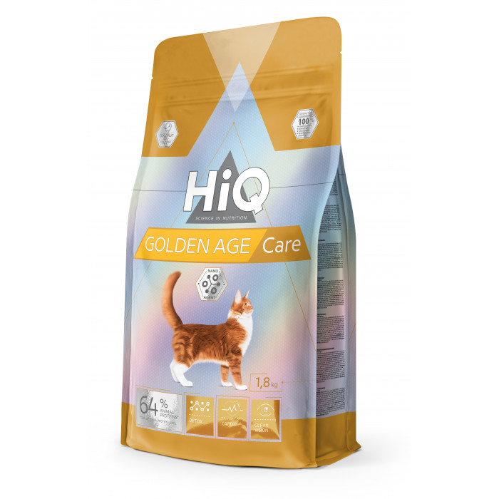 HIQ сухой корм для зрелых кошек, с мясом домашней птицы   