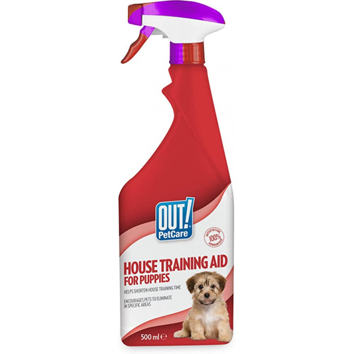 OUT! Training Aid средство для дрессировки щенков в домашних условиях 