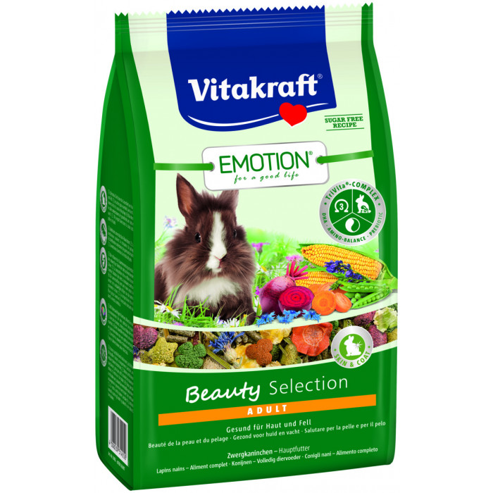VITAKRAFT Emotion Beauty корм для кроликов 