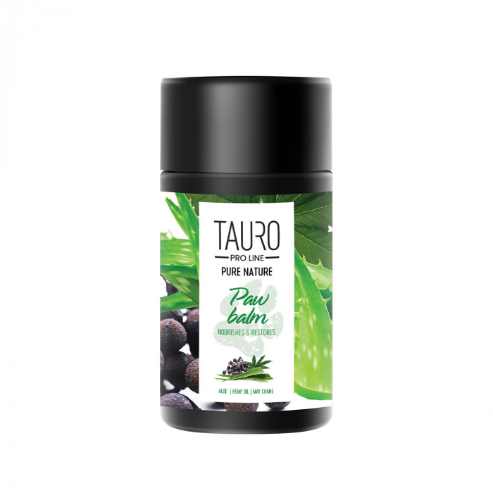 TAURO PRO LINE Pure Nature Paw Balm Nourishes&Restores, питающий и восстанавливающий бальзам для подушечек лап собак и кошек 