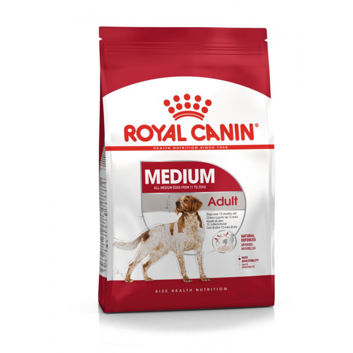 ROYAL CANIN kuivtoit keskmist kasvu täiskasvanud koertele 