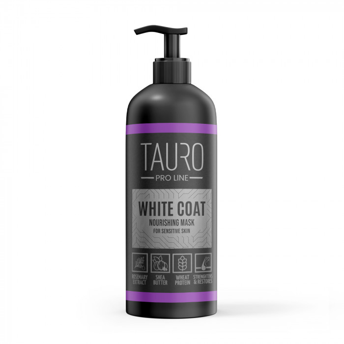 TAURO PRO LINE White coat, toitemask valgekarvalisele koerale ja kassile 