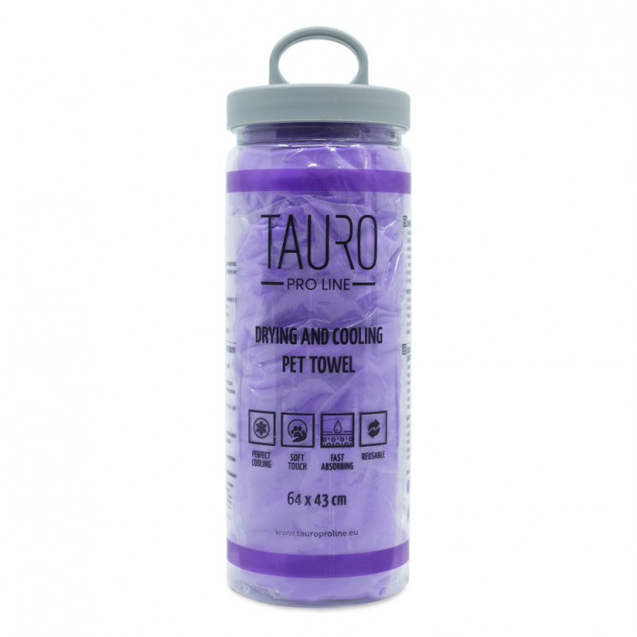 TAURO PRO LINE Высоковпитывающее и охлаждающее полотенце для домашних животных, 64x43 cm 