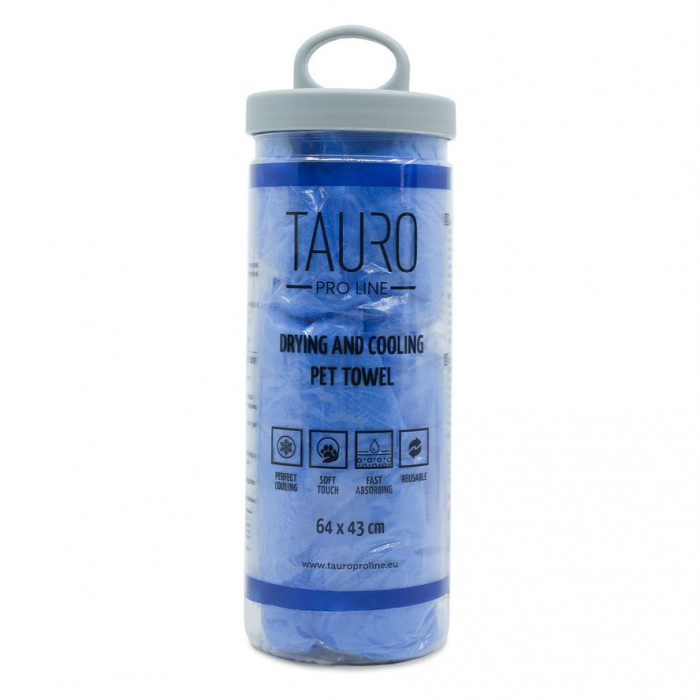 TAURO PRO LINE Высоковпитывающее и охлаждающее полотенце для домашних животных 