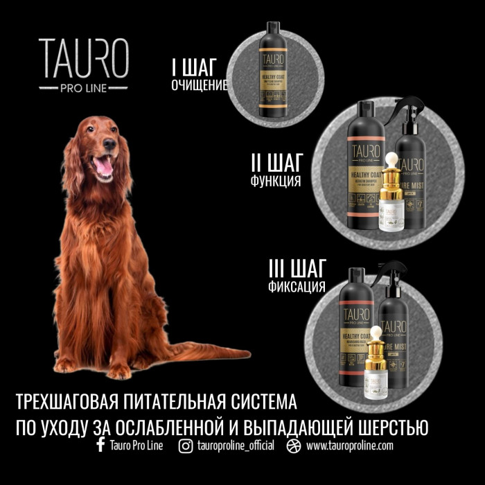 TAURO PRO LINE Healthy Coat, питательная маска для шерсти собак и кошек 
