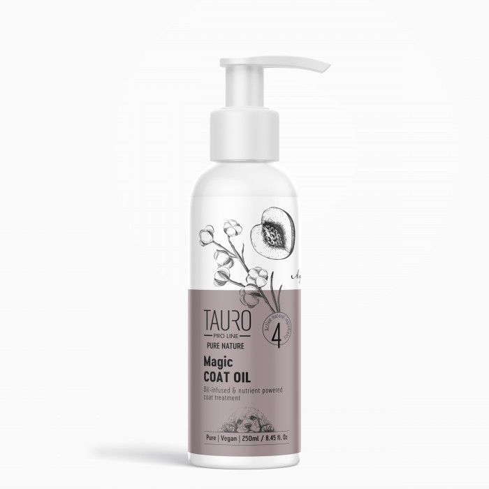 TAURO PRO LINE Pure Nature magic coat oil, масло для ухода за шерстью собак 