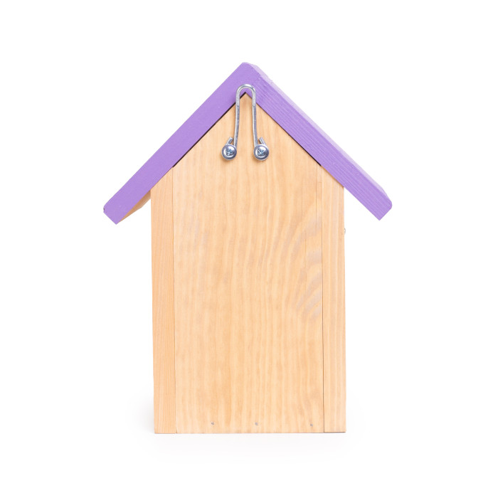 EMIDEIRA Кормушка ARON с крышей фиолетовой цвета 