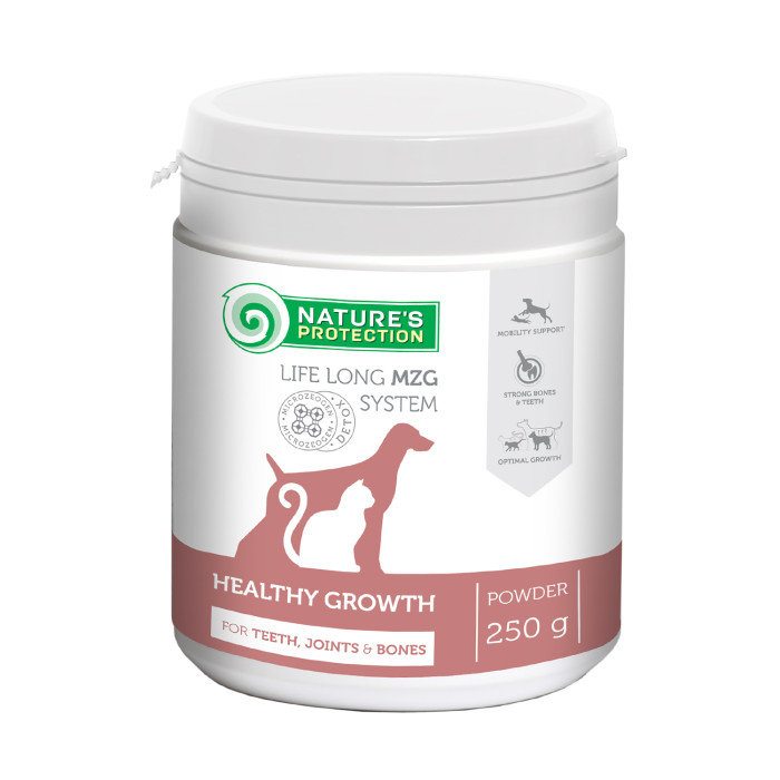 NATURE'S PROTECTION Healthy growth formula пищевая добавка для молодых собак 