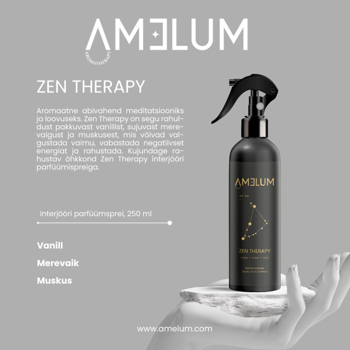 AMELUM Zen Therapy interjööri parfüümsprei 