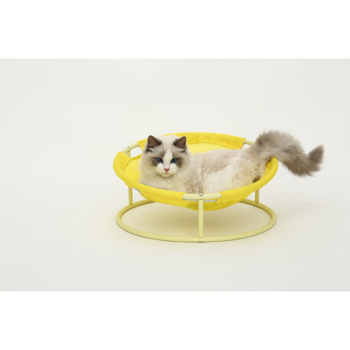 MISOKO Лежак для домашних животных, круглый, стальной каркас 