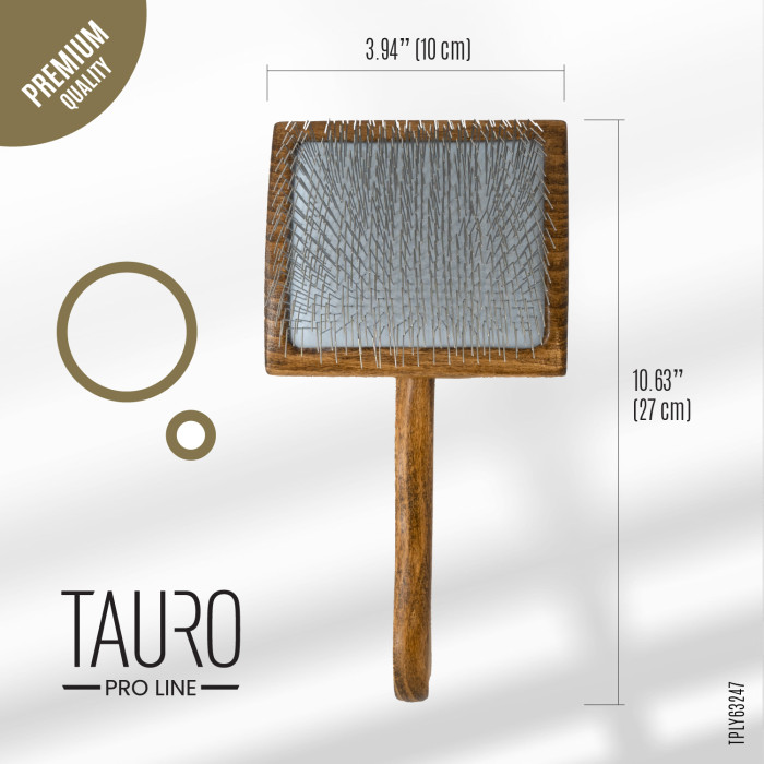 TAURO PRO LINE Расческа-щетка для длинношерстных домашних животных 